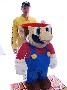 Il a du passer quelques jours pour construire ce Mario en Lego