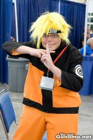 Un fan de Naruto qui est bien ridicule