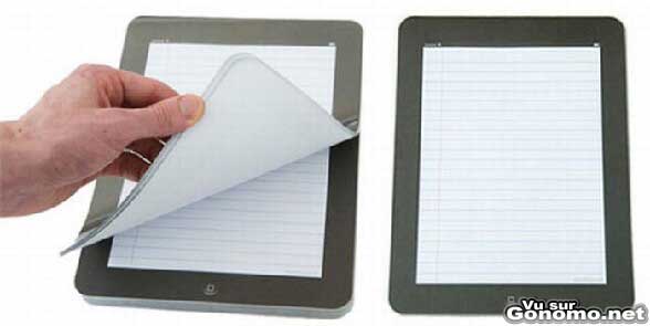 IPad pas cher pour ceux qui n ont pas 500 euros a disposition. Application bloc notes incluse ;)