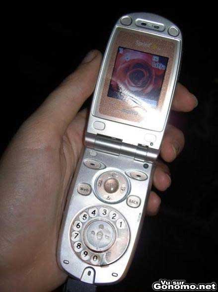 Un telephone mi high tech mi old school