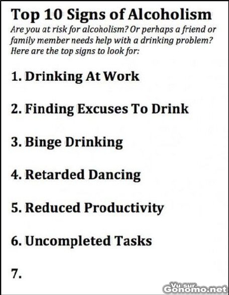 Signes de l alcoolisme : la liste des 10 signes caracteristiques d une personne alcoolique