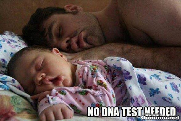 Pas besoin de faire de test ADN, c est le digne fils de son pere !