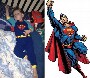 Un gamin en train de dormir avec son costume de Superman est vraiment a fond dans son reve