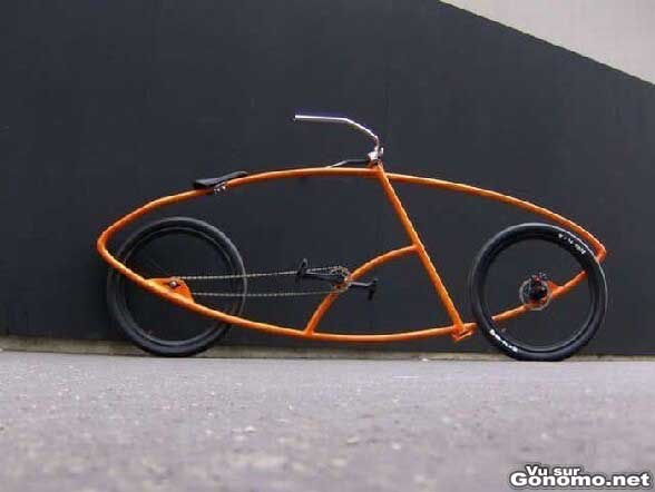 Concept bike : un velo futuriste avec un cadre ovale !