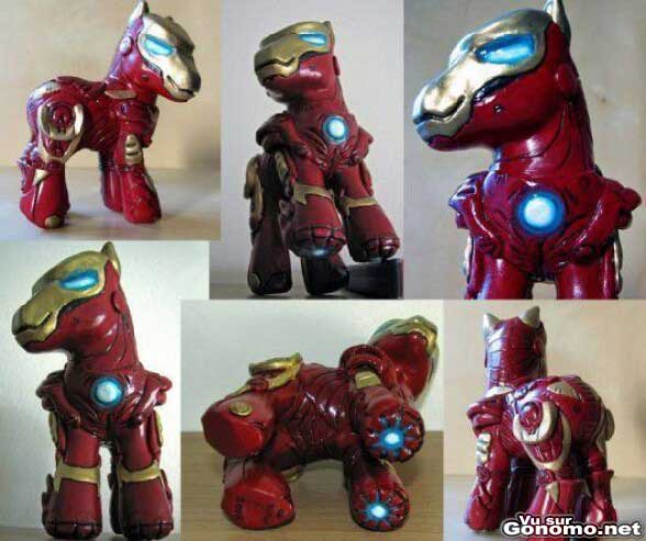Mon Petit Poney version Iron Man, les garcons aussi peuvent maintenant jouer avec leur Petit Poney