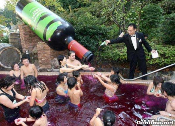 C est bien connu on va pas en asie pour boire du bon vin ... mais pour se baigner dedans !