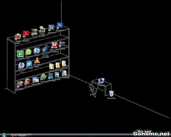 Une astuce Windows 7 pour bien organiser vos icones sur votre bureau ! Excellent ! :)