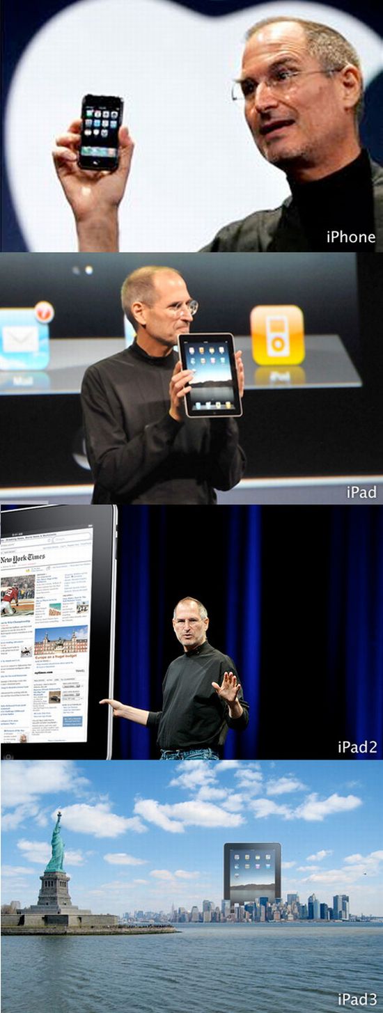 Un avant gout des futurs produits revolutionnaires d Apple avec l iPad 2 et 3 ...