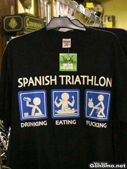 Le triathlon espagnol : boire, manger, ni...