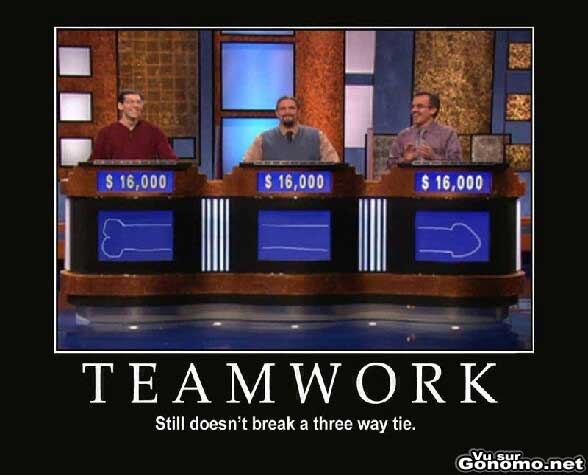 Travail d equipe au Jeopardy :)