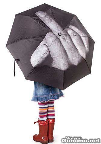 Un parapluie qui t emmerde !