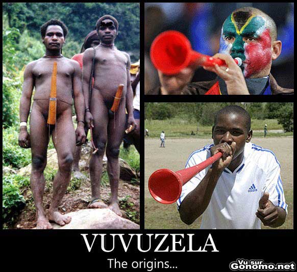 L ultime parade pour dissuader les adeptes de la vuvuzela dans les stades du mondial ! :)