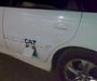 Chatiere insolite : une chatiere pour chat fait maison dans la porte d une voiture