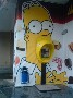 Cabine telephonique dans la bouche d Homer Simpson