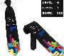 La cravate de geek avec le jeu Tetris :)