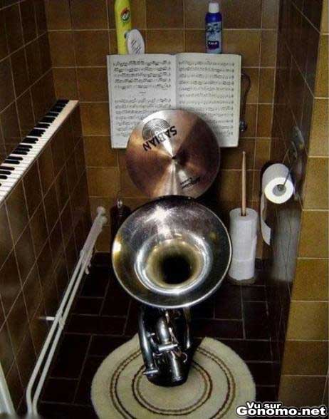 Des toilettes de musicien