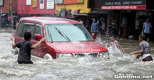 inondation voiture car