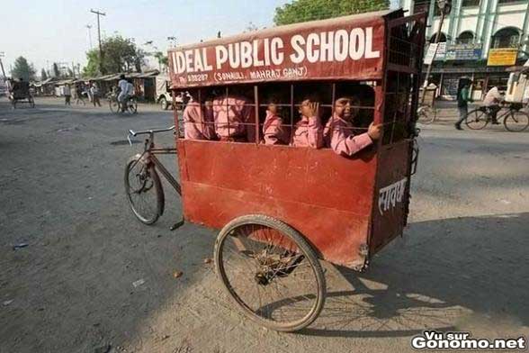 Ramassage scolaire rudimentaire