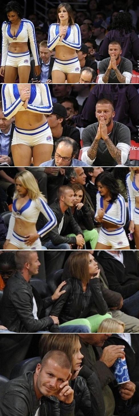 David Beckham n a pas les yeux dans sa poche :)