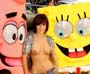 Joli fake de l actrice Jennifer Love Hewitt topless aux cotes de Bob l eponge et Patrick