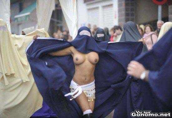 Femme nue voilee : pour ou contre la burka la y a plus de question a se poser :p
