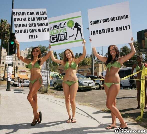 Bikini car wash gratuit ! :)