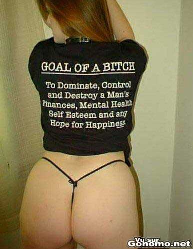 Goal of a bitch !