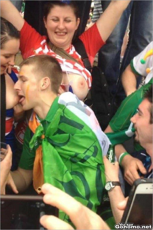 Euro 2012 Croatie 3 Irlande 1 : les Irlandais ont pu se consoler avec les supportrices croates