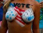 Body painting d election presidentielle : plus d actualite mais si ca peut vous inciter a aller voter ...