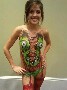 Body painting special Halloween avec cette souriante et craquante brunette totalement nue