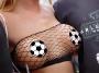 Une fan sexy de football