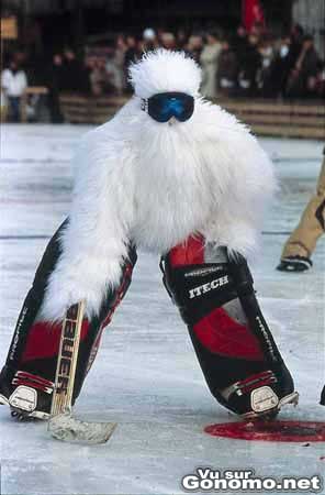 Au hockey sur glace il fait froid, mieux vaut prendre sa polaire