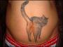 Un tatoo de chat tres fidele a la realite
