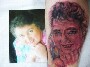 Tatouage horrible : faut arreter de se faire tatouer le portrait de ses proches, ca fait peur !